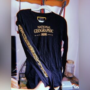 Parks Project Black and Gold Cotton Shirt